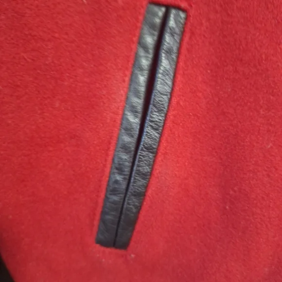 Edelbrock Racing Varsity Lettermen's Embroidered Wool Blend Leather Jacket-L-USA - Picture 7 of 11